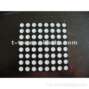 5mm 8X8 yellow-green single color LED dot matrix